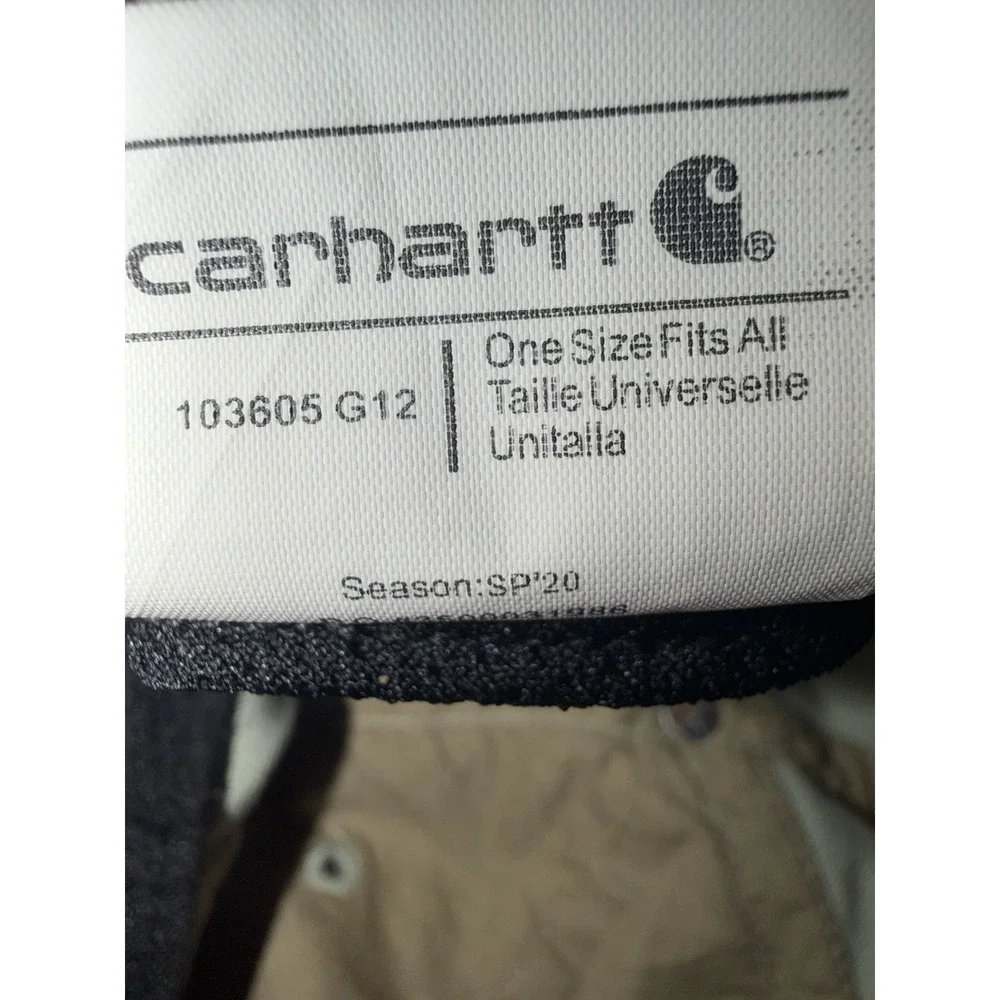 Carhartt‎ Hat Women's Adjustable Mint Green Canvas Patch Spellout 100141 One Sz